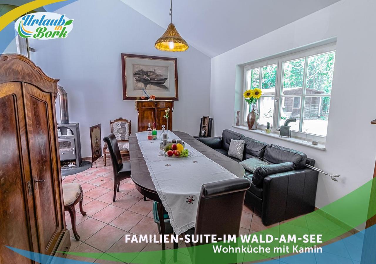 Familien-Suite-Im-Wald-Am-See Bork Eksteriør bilde