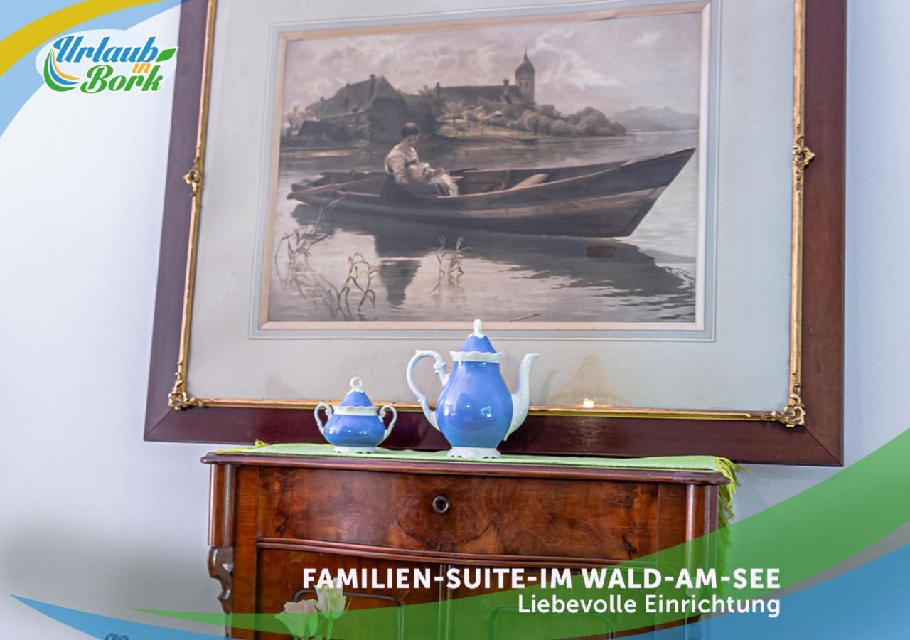 Familien-Suite-Im-Wald-Am-See Bork Eksteriør bilde