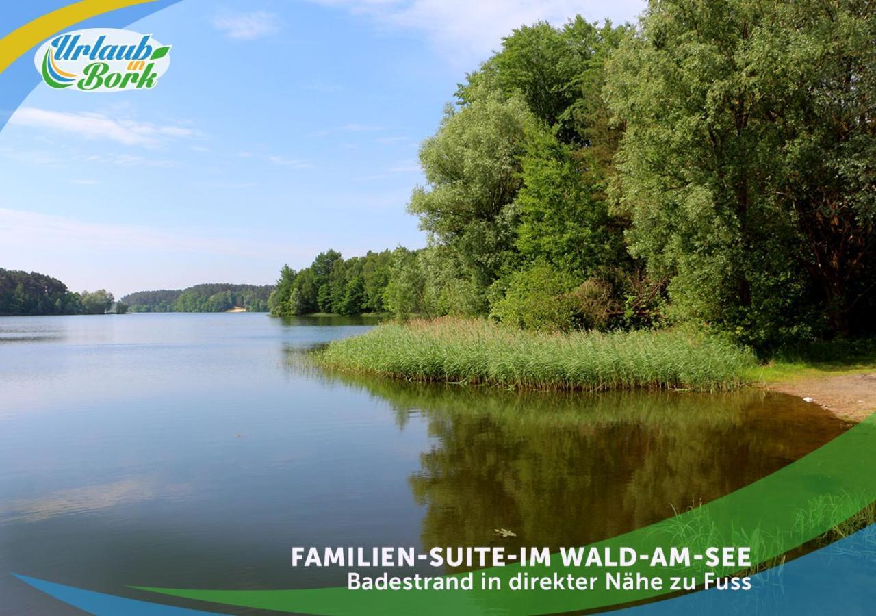 Familien-Suite-Im-Wald-Am-See Bork Eksteriør bilde