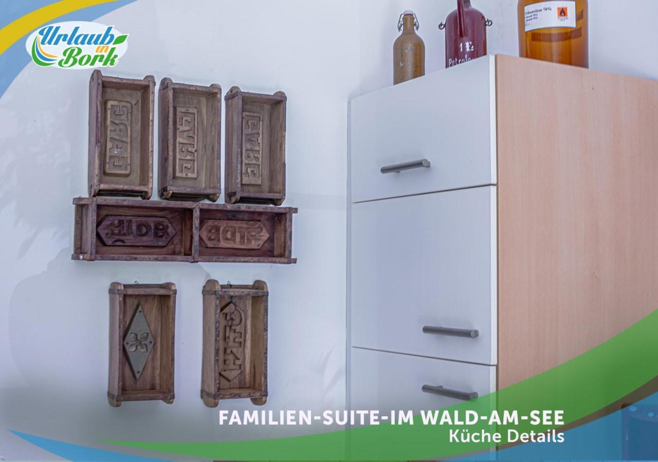 Familien-Suite-Im-Wald-Am-See Bork Eksteriør bilde