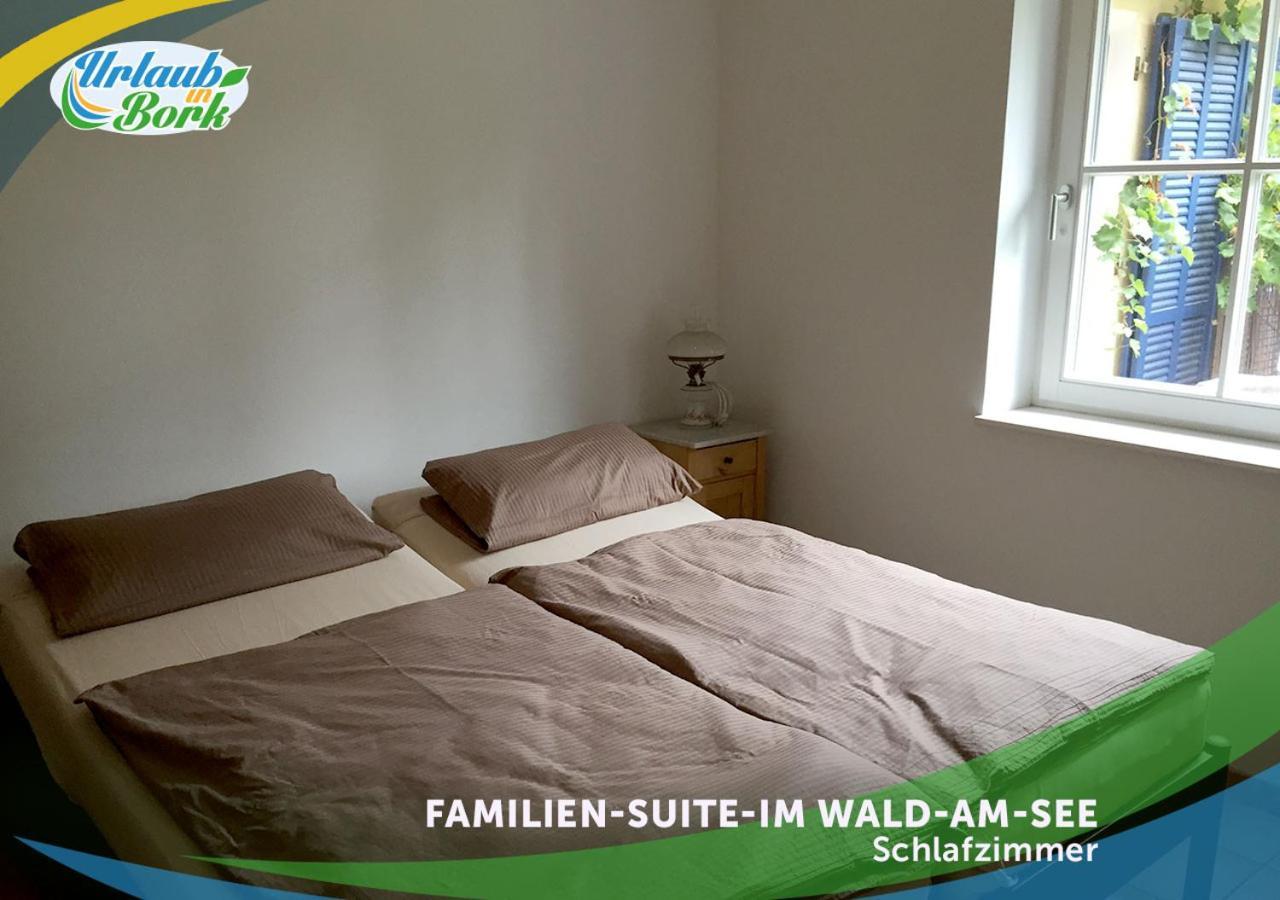 Familien-Suite-Im-Wald-Am-See Bork Eksteriør bilde